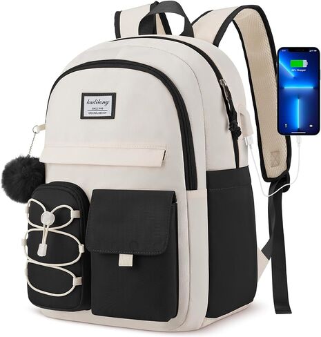 Cute School Backpack for Teen Girls,Backpacks for Women College Students Middle School Travel,Back Pack Bookbag Laptop Bag Mochila Escolares Mujer Niña in Kuwait