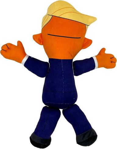 لعبة Trumpy Trump Dog Toy Funny Donald Stuffed Phemed Toy مصممة ليتم مزقها وإعادة صياغتها - RIP وتكشف عن مضغ تفاعلي in Kuwait
