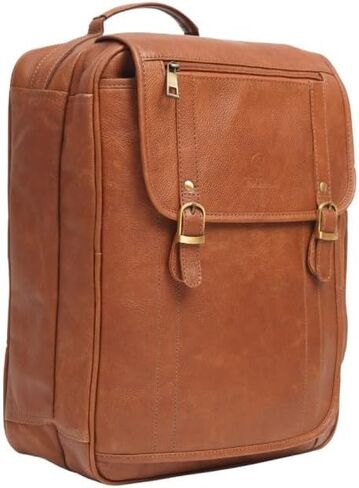 DreamController Leather Backpack Convertible 5in1 Laptop Bag, Shoulder Backpack, Messenger-Crossbody, Trolly Strap & Handle in Saudi Arabia