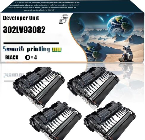Replacement Parts Developer Unit 302LV93082 Compatible with Kyocera ECOSYS M3040idn M3145idn M3540idn M3550idn M3560idn Printers, Contains Chip and Clear Printing (4 Pack Black) in Saudi Arabia