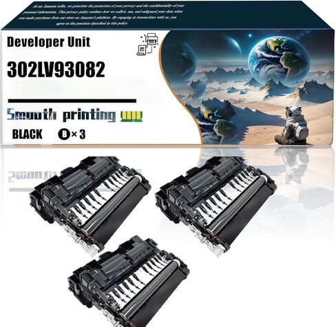 Replacement Parts Developer Unit 302LV93082 Compatible with Kyocera ECOSYS M3040idn M3145idn M3540idn M3550idn M3560idn Printers, Contains Chip and Clear Printing (4 Pack Black) in Saudi Arabia