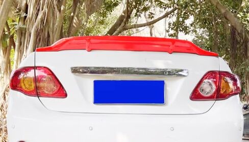 Car Accessories for Toyota Corolla 2007-2013Spoiler Rear car ABS (Red) 1PCS in Saudi Arabia