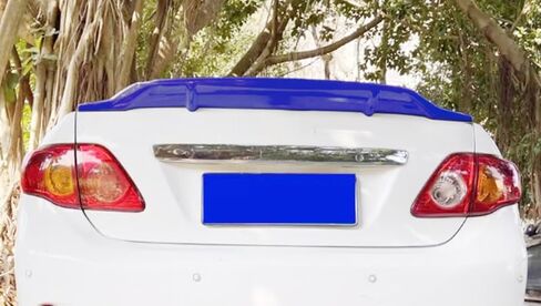 Car Accessories for Toyota Corolla 2007-2013Spoiler Rear car ABS (Red) 1PCS in Saudi Arabia