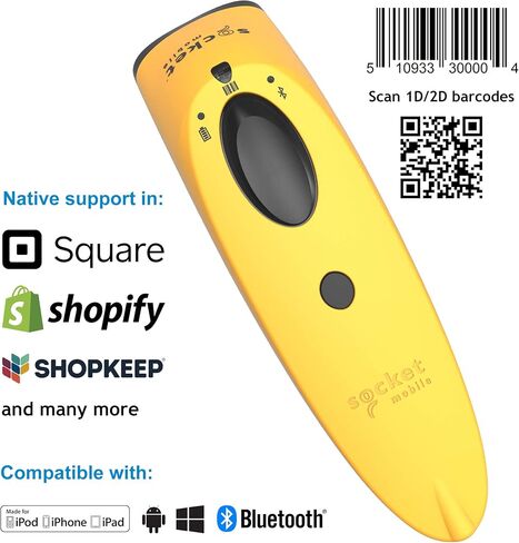 SocketScan S740, Universal Barcode Scanner, Black & Charging Stand in Kuwait