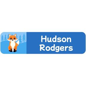 Name Bubbles - Custom Small Rectangle Name Labels for Kids (64 Labels) - Personalized Waterproof Name Stickers for Daycare, Lunch Boxes, Water Bottles, Shoes, School Supplies, & Camp (Neutral Color)