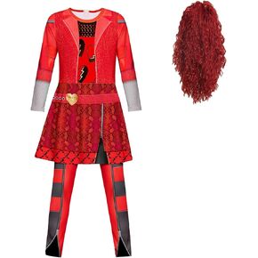 Red Kids Dress Up Birthday Party 6-12 Years