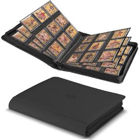 Toploader Binder ، يحمل 360 لوادر Top ، و 9 جيبات من الحمل العلوي للبطاقات الصلبة 3 "× 4" ، وترابط بطاقة Toploader للبيسبول وكرة القدم وغيرها من البطاقات الرياضية