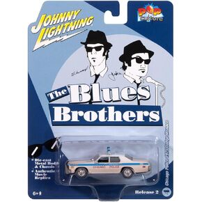 Johnny Lightning - Blues Brothers 1975 Dodge Monaco Chicago Police (Dirty Version) (JLSP396 from JLPC015)