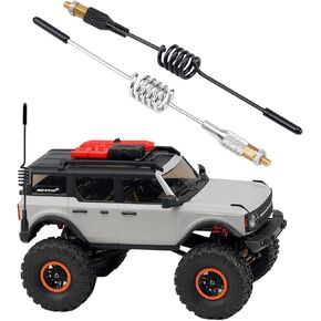 2PCS RC Decorative Simulated Anenna Suitable for SCX10 90046 TRX4 D90 D110 Redcat Gen7 Gen8 Tamiya CC10 Etc RC Crawler Car Upgrade Parts (110mm/4.33in)