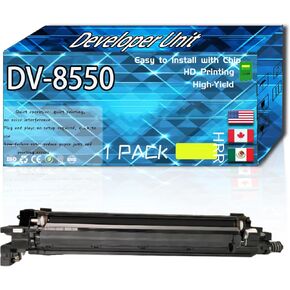 Compatible for Copystar DV-8550 Replacement Developer Unit Used with CS3552ci CS3553ci CS4003i CS4052ci CS4053ci Printers, High Production Multiple Options (4-Pack BK/C/M/Y)