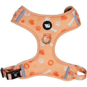 No Pull Dog Harness for Medium Dogs, Breathable, Reflective & Easy to Put On with Adjustable Straps, Secure Buckle, and Strong D-Ring for Small Dogs Upto 20 lbs Safer Walks (Beige)