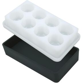1Set DIY Silicone Mixing Box for Epoxy Crafts Resin Palette and Holder Capacity Practical and Reusable Mixing Tools for Epoxy Projects