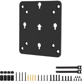 Mini PC Mount for AMD Ryzen Mini PC, VESA/Wall/Desk Mount Bracket, Compatible with AMD Ryzen 5 5560U/6600H/7 5700U/5800U, Easy to Install (Black)