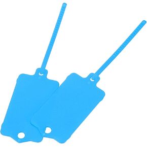 MECCANIXITY Plastic Tags, 1.5x2.5 Inch Pink, 25 Packs - Product Identification, Shipping, Material Labels, Indoor/Outdoor