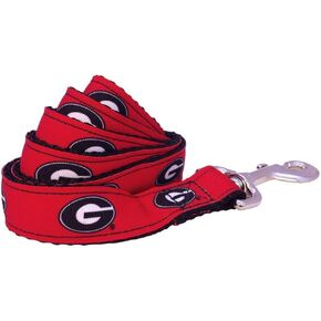 Georgia Bulldogs Dog Leash 1 in Wide X 6 ft Long