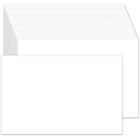 200 Pack Blank Index Cards 4"x6" white Cardstock Paper Heavy Cardstock 250GSM White Card Stock for Printer Cover Blank Postcards Wedding Invitation Paper Thankyou Cards