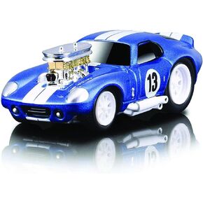 1965 Shelby Daytona Coupe #13 Blue Metallic with White Stripes 1/64 Diecast Model Car by Muscle Machines 15552
