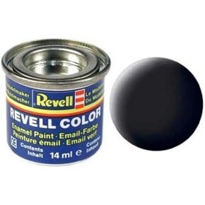 Revell-Monogram BLACK MAT 14ML