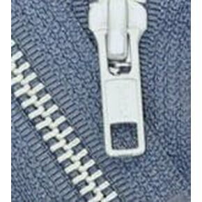 26" Jacket Zipper, YKK #5 Aluminum Metal ~ Medium Weight ~ Separating ~ 579 Dark Grey (1 Zipper/Pack)