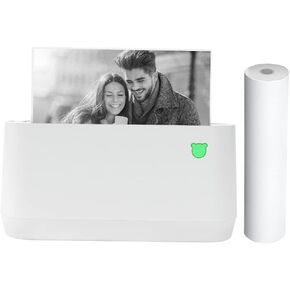 A9s MAX Mini Portable Photo Mobile Printer 304dpi BT Wireless Thermal Printer Receipt Label Maker Sticker Support 107mm/77mm/57mm Paper Width Compatible with Android iOS Windows for Photo Work Plan