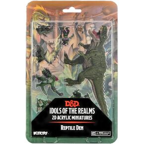 WizKids D&D Idols of The Realms: Scales & Tails - Reptile Den - 2D Set