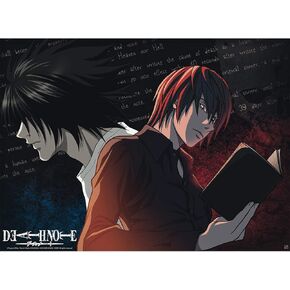 ABYSTYLE Death Note Group L vs. Light Unframed Mini Poster 15 x 20.5 Anime Manga Wall Art Prints for Bedroom Office Living Room Home Decor Gift