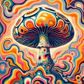 Okarina Mushroom Diamond Painting Kits for Adults, DIY 5D Diamond Art Kits Paint with Round Diamonds, Full Drill Diamond Art Canvas Painting Kit for Beginners Home Wall Decor Gifts 12 x 12 Inch