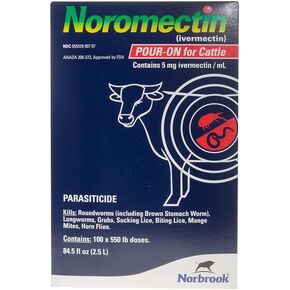Norbrook Noromectin Ivermectin Pour On 2 5L