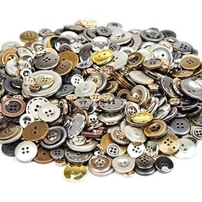 1600Pcs Orange Craft Buttons in Bulk Assorted Size Fall Button for Crafts DIY Crafting Sewing Decorations