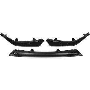 Spoiler Separator, 3PCS Black/Carbon Fiber Look Car Front Bumper Lip Spoiler Body Kit Splitter Diffuser Compatible withToyota Corolla SE XSE Sports Model 2021(Matte Black)