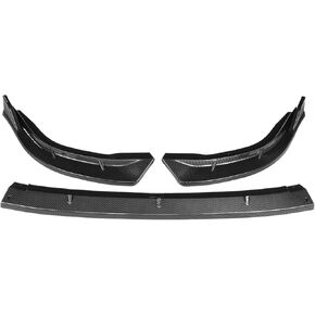 Spoiler Separator, 3pcs Car Front Bumper Splitter Lip Spoiler Body Kit Bumper Diffuser Lip Guard Compatible with Honda Civic 8th Generation 2006-2011(Silver)