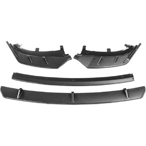 Spoiler Separator, 4 Pieces Car Front Bumper Splitter Lip Diffuser Spoiler Cover Guard Compatible with BMW X3 G01 X4 G02 ix3 G08 2021-2022(Silver)