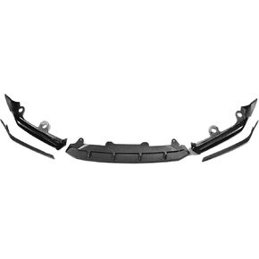 Spoiler Separator, Car Front Bumper Spoiler Splitter Lip Protector Body Kit Deflector Lips Guard Compatible with Honda Accord 10th Gen 2018-2020 ACR Style(Black Carbon Fiber L)