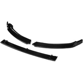 Spoiler Separator, 3X Car Front Bumper Splitter Lip Spoiler Diffuser Guard Protector Cover Compatible with VW Compatible with Golf MK7 MK7.5 2014-2017 MK7 MK7.5 Bumper Lip