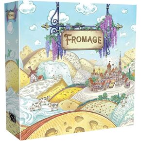 Fromage Board Game - French Cheesemaking Strategy Game, Worker-Placement, Resource Management Game for Kids & Adults, Ages 14+, 1-4 Players, 30 Minute Playtime, Made by R2i Games