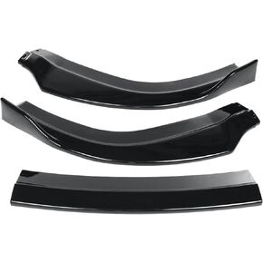 Spoiler Separator, 3X Car Front Bumper Lip Deflector Lips Splitter Diffuser Lip Spoiler Cover Body Kit Guard Compatible with Chrysler 300 SRT8 2012-2014(Carbon Fiber Look)