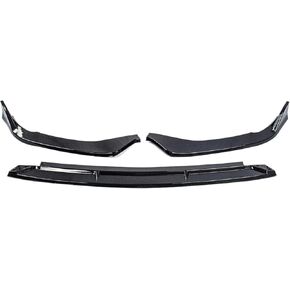 Spoiler Separator, W206 Car Front Bumper Lip Diffuser Chin Bumper Body Kits Splitter Guard Compatible with Benz C Class W206 C200 C260 2021-2022(Silver)