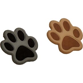 Eyelet Outlet Shape Brads, Paws, 12-Pack