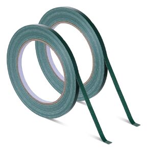 2 Rolls Green Floral Tape, 0.23" Flower Stem Wrap Tape Clear Waterproof Florist Tapes Multipurpose Adhesive Florist Tapes for Binding Fresh Flower Bouquets Craft Decoration (100Ft/33Yd/Roll)