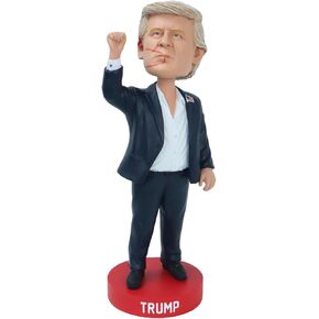 Trump Bobblehead - 8 Inch Trump Keep Fighting Fist Pump Bobblehead Merchandise | Trump Bobble Head 2024 | Funny Trump Gifts for Trump Fans | Trump Fight Figure | Trump Merch 2024
