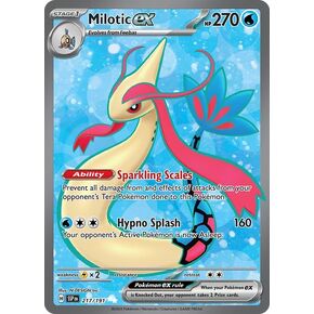 Pokemon - Milotic EX 217/191 - ارتفاع الشرر - Art Full Ultra Rare - Poil Card