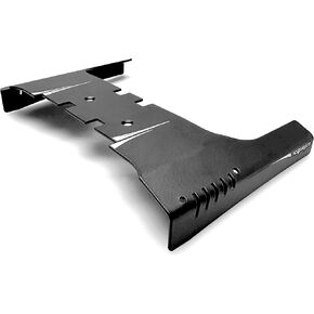 Club 5 Rhinoshield Stainless Steel Center Skid Plate/Slider for Redcat Fusion/Ascent, 1/10 Scale, Black