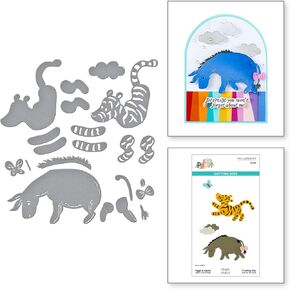 يموت spellbinders tigger & eeyore المحفورة ، المعادن