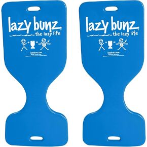 TRC Recreation Lazy Bunz Foam Water Saddle Pool Float, Lounger for Swimming Pool, Lake, River, and Beach Essentials, Blue (2 Pack)