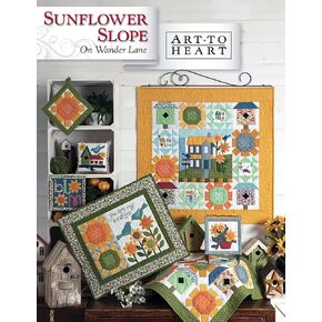 Sunflower Slope on Wander Lane Pattern 175P from Art to Heart