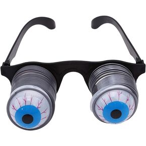 Pop Out Eye Glasses Wobbly Eyes On Springs Pop Out Eyes Novelty Glasses Halloween Carnival Party Plastic Joke Horror Shock Pop Eyes Glasses Toy Gag Toys and Practical Jokes Novelty and Gag Toys