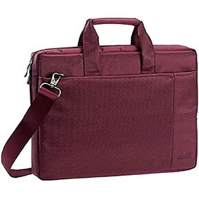 Rivacase 14-15.6 Inch Laptop Bag, Slim, Compact, Elegant, Black Color