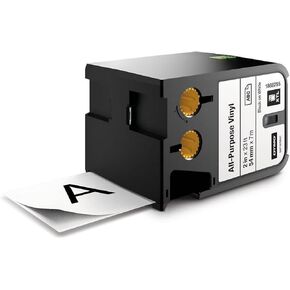 ملصقات Dymo All-Guphors لصناع الملصقات Dymo XTL ، الأسود على الأبيض ، 2 "، 1 لفة (1868755)