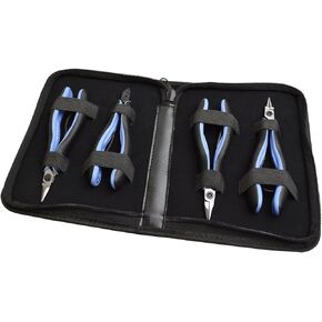 4-Piece Lindstrom RX Professional Plier Kit w/ RX7490, RX7590, RX7893 RX8141 Pliers Jewelry Making Tools