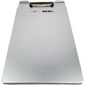 Posse Box - Form Holder Legal-Sized SSA-46 · Anodized Aluminum Silver · 14-1/2" x 9-1/8" x 7/8" · Storage Organizer